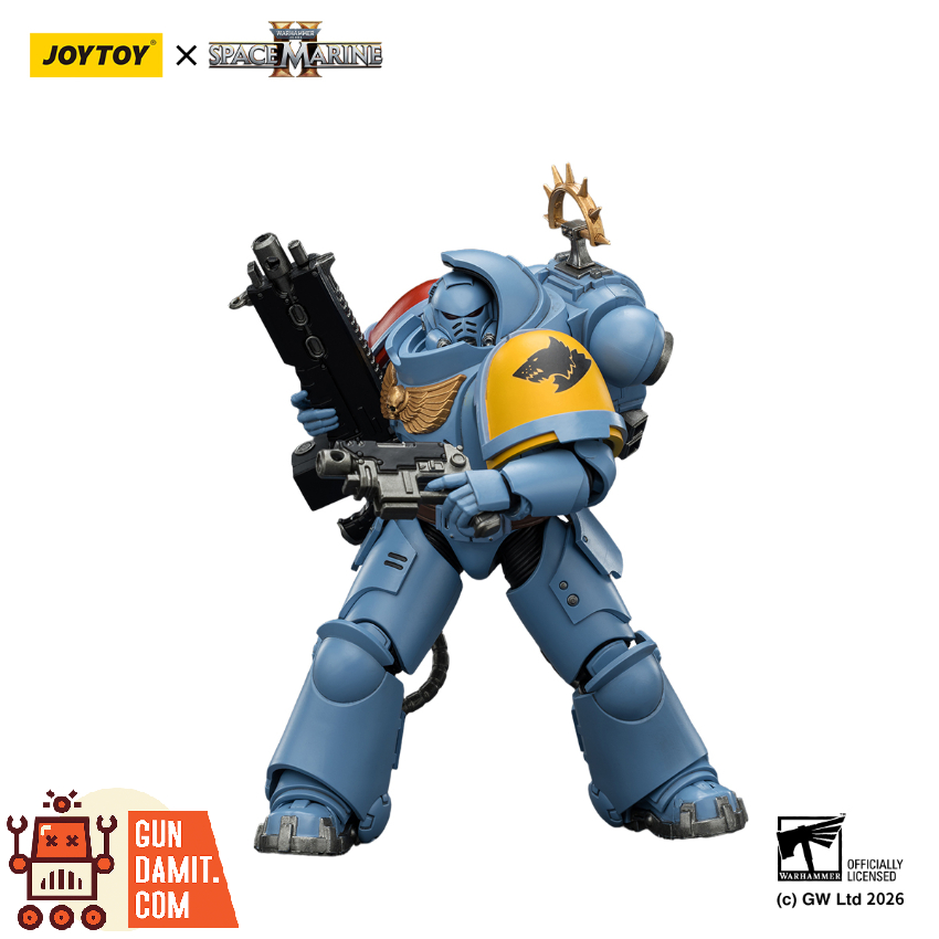 JoyToy JT03646 1/18 Warhammer 40K Game Edition Space Wolves Heavy Intercessor with Heavy Bolt Rifle and Bolt Pistol - View 9 JoyToy JT03646 1/18 Warhammer 40K Game Edition Space Wolves Heavy Intercessor with Heavy Bolt Rifle and Bolt Pistol - View 9
