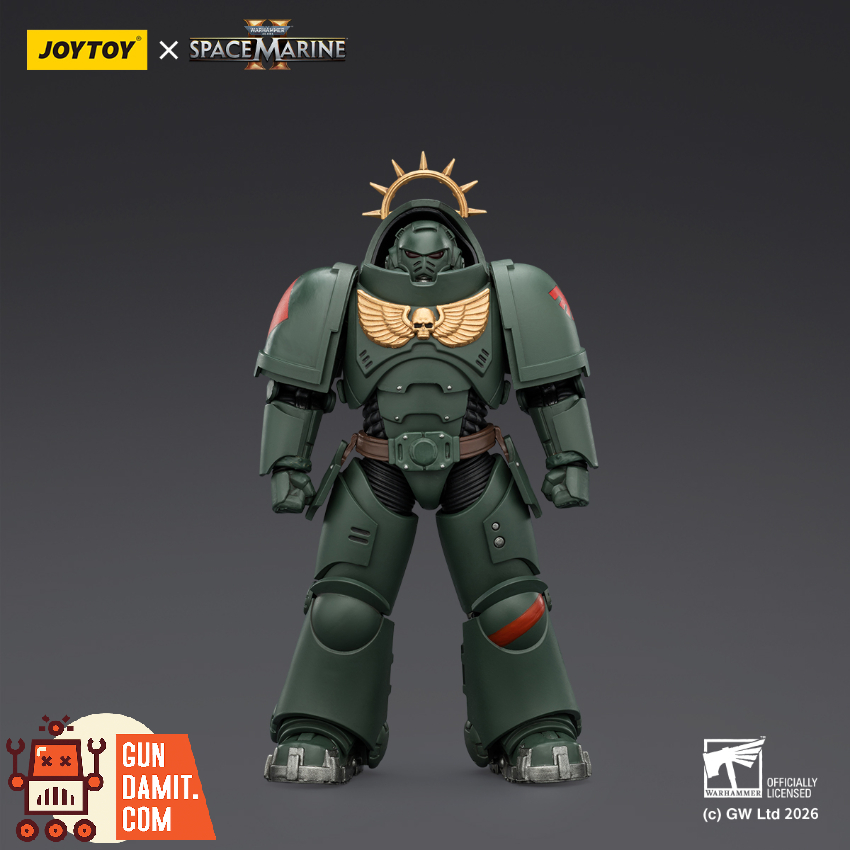 JoyToy JT03684 1/18 Warhammer 40K Game Edition Dark Angels Heavy Intercessor with Heavy Bolt Rifle and Bolt Pistol - View 1 JoyToy JT03684 1/18 Warhammer 40K Game Edition Dark Angels Heavy Intercessor with Heavy Bolt Rifle and Bolt Pistol - View 1