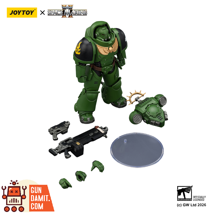 JoyToy JT03677 1/18 Warhammer 40K Game Edition Salamanders Heavy Intercessor with Heavy Bolt Rifle and Bolt Pistol - View 10 JoyToy JT03677 1/18 Warhammer 40K Game Edition Salamanders Heavy Intercessor with Heavy Bolt Rifle and Bolt Pistol - View 10