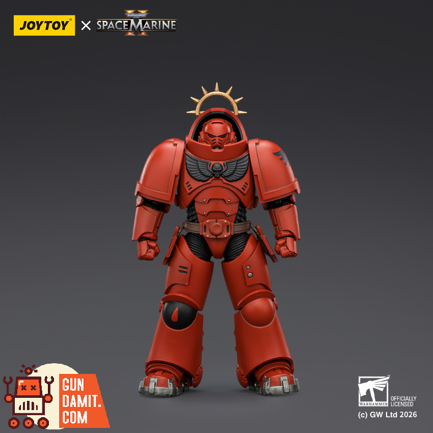 JoyToy JT03660 1/18 Warhammer 40K Game Edition Blood Angels Heavy Intercessor with Heavy Bolt Rifle and Bolt Pistol - View 1 JoyToy JT03660 1/18 Warhammer 40K Game Edition Blood Angels Heavy Intercessor with Heavy Bolt Rifle and Bolt Pistol - View 1