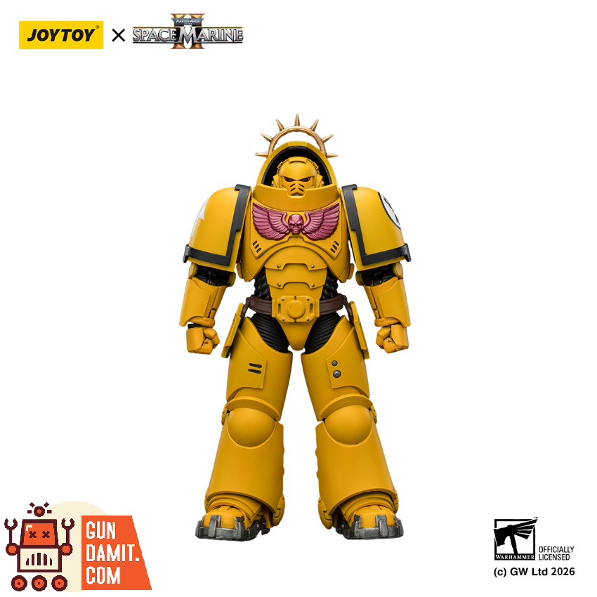 JoyToy JT03653 1/18 Warhammer 40K Game Edition Imperial Fists Heavy Intercessor with Heavy Bolt Rifle and Bolt Pistol - View 6 JoyToy JT03653 1/18 Warhammer 40K Game Edition Imperial Fists Heavy Intercessor with Heavy Bolt Rifle and Bolt Pistol - View 6