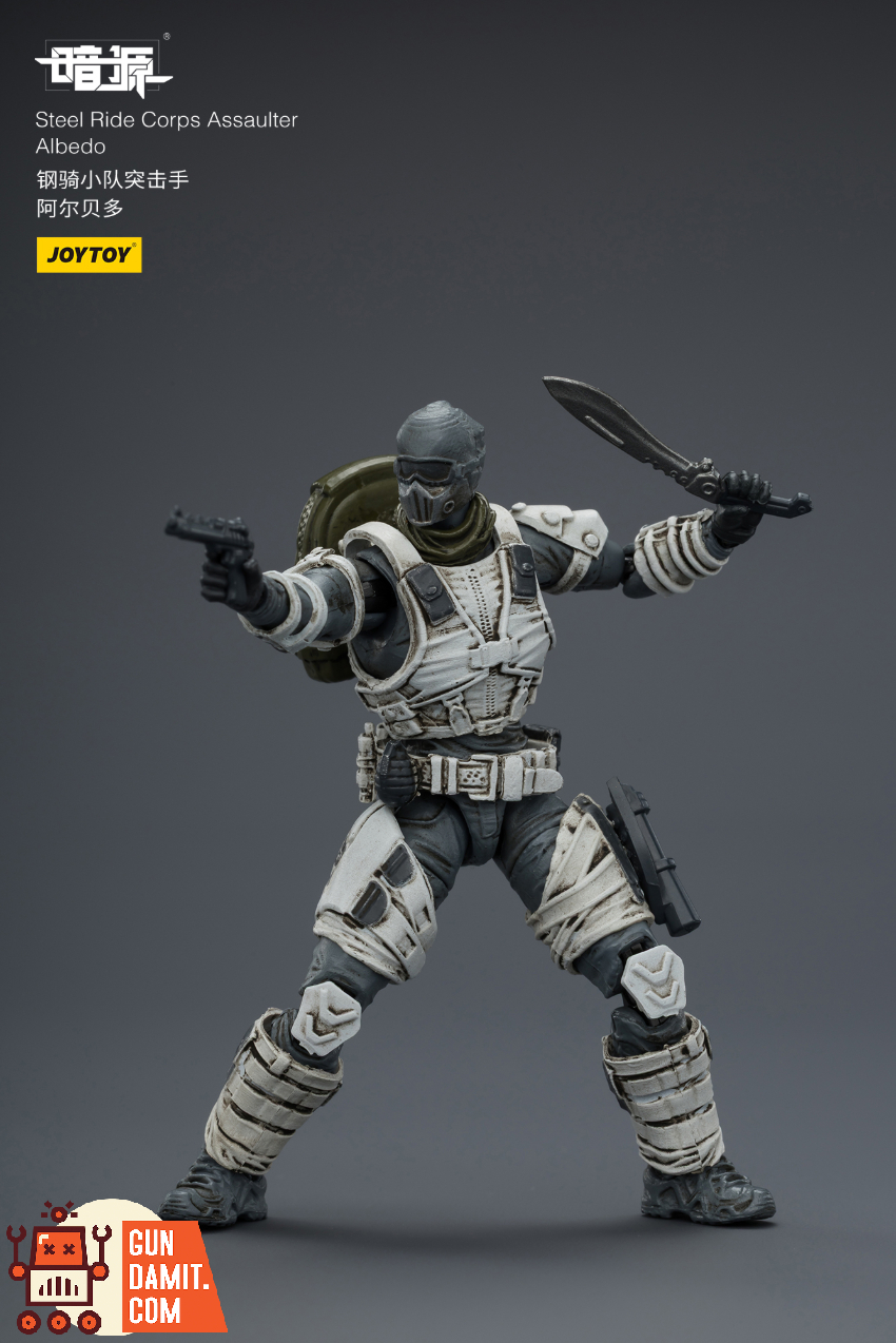 JoyToy JT04148 1/25 Dark Source Steel Ride Corps Assaulter Albedo - View 7 JoyToy JT04148 1/25 Dark Source Steel Ride Corps Assaulter Albedo - View 7