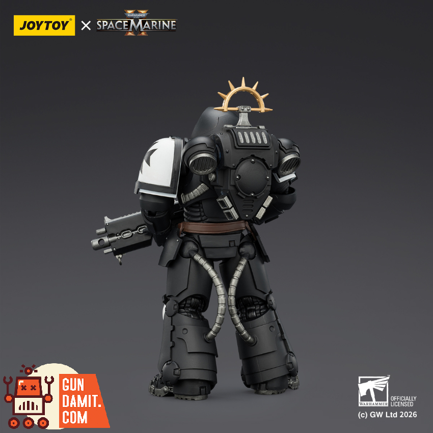 JoyToy JT03721 1/18 Warhammer 40K Game Edition Black Templars Heavy Intercessor with Heavy Bolt Rifle and Bolt Pistol - View 2 JoyToy JT03721 1/18 Warhammer 40K Game Edition Black Templars Heavy Intercessor with Heavy Bolt Rifle and Bolt Pistol - View 2