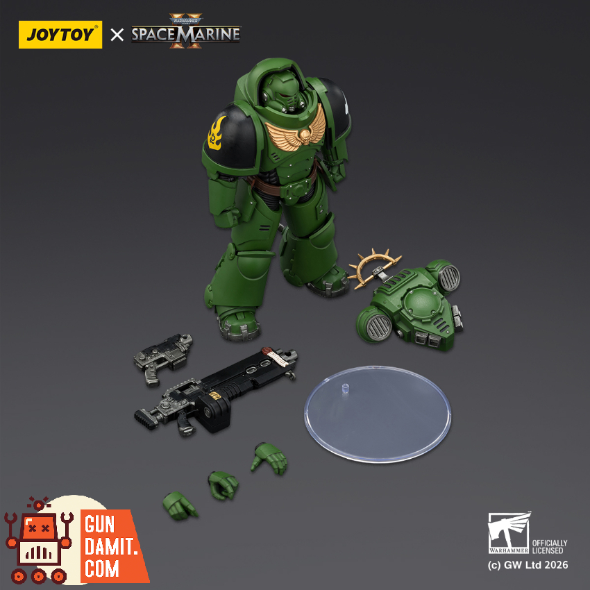 JoyToy JT03677 1/18 Warhammer 40K Game Edition Salamanders Heavy Intercessor with Heavy Bolt Rifle and Bolt Pistol - View 5 JoyToy JT03677 1/18 Warhammer 40K Game Edition Salamanders Heavy Intercessor with Heavy Bolt Rifle and Bolt Pistol - View 5