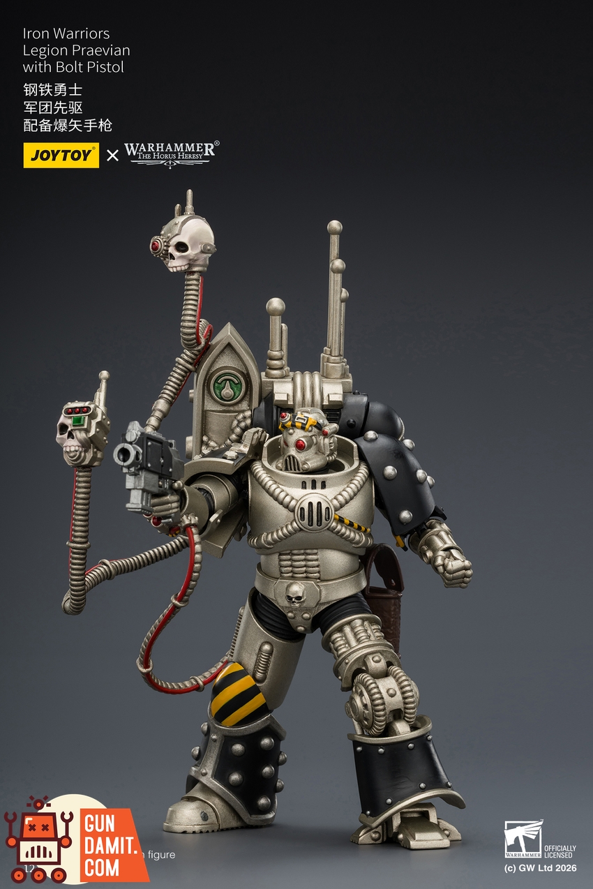 JoyToy JT03912 1/18 Warhammer The Horus Heresy Iron Warriors Legion Praevian with Bolt Pistol - View 7 JoyToy JT03912 1/18 Warhammer The Horus Heresy Iron Warriors Legion Praevian with Bolt Pistol - View 7