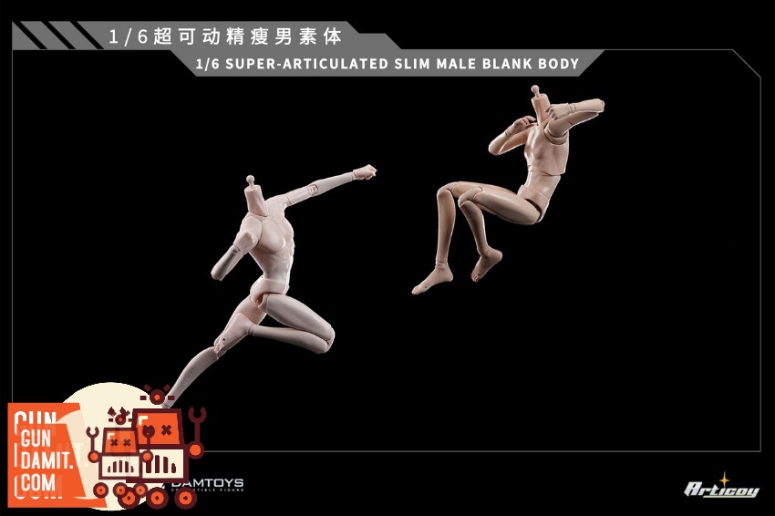 RongHuan Models 1/6 FSJB-01B Articoy Super-articulated Slim Male Body Wide Shoulder Tan Skin Ver. - View 9 RongHuan Models 1/6 FSJB-01B Articoy Super-articulated Slim Male Body Wide Shoulder Tan Skin Ver. - View 9