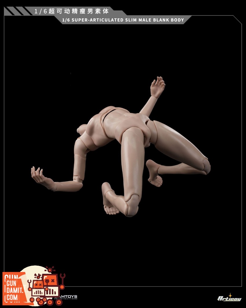RongHuan Models 1/6 FSJB-01B Articoy Super-articulated Slim Male Body Wide Shoulder Tan Skin Ver. - View 5 RongHuan Models 1/6 FSJB-01B Articoy Super-articulated Slim Male Body Wide Shoulder Tan Skin Ver. - View 5