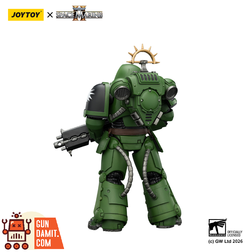 JoyToy JT03677 1/18 Warhammer 40K Game Edition Salamanders Heavy Intercessor with Heavy Bolt Rifle and Bolt Pistol - View 7 JoyToy JT03677 1/18 Warhammer 40K Game Edition Salamanders Heavy Intercessor with Heavy Bolt Rifle and Bolt Pistol - View 7