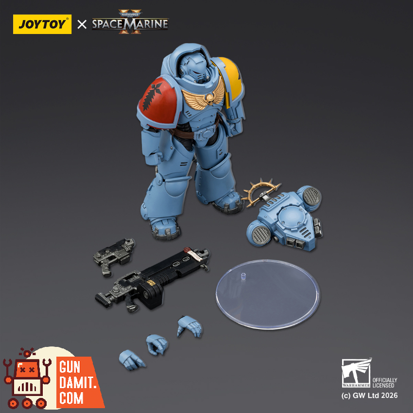 JoyToy JT03646 1/18 Warhammer 40K Game Edition Space Wolves Heavy Intercessor with Heavy Bolt Rifle and Bolt Pistol - View 5 JoyToy JT03646 1/18 Warhammer 40K Game Edition Space Wolves Heavy Intercessor with Heavy Bolt Rifle and Bolt Pistol - View 5
