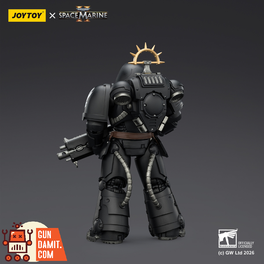 JoyToy JT03714 1/18 Warhammer 40K Game Edition Iron Hands Heavy Intercessor with Heavy Bolt Rifle and Bolt Pistol - View 2 JoyToy JT03714 1/18 Warhammer 40K Game Edition Iron Hands Heavy Intercessor with Heavy Bolt Rifle and Bolt Pistol - View 2