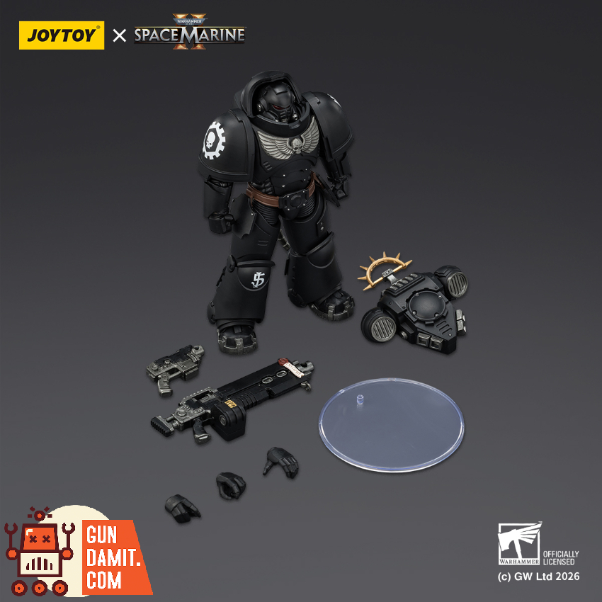 JoyToy JT03714 1/18 Warhammer 40K Game Edition Iron Hands Heavy Intercessor with Heavy Bolt Rifle and Bolt Pistol - View 5 JoyToy JT03714 1/18 Warhammer 40K Game Edition Iron Hands Heavy Intercessor with Heavy Bolt Rifle and Bolt Pistol - View 5