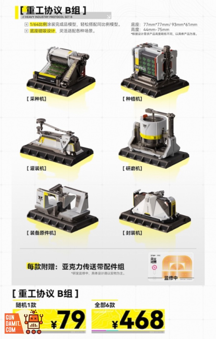 Made In Planetring Heavy Industry Protocols B Blind Box Set of 6 - View 1 Made In Planetring Heavy Industry Protocols B Blind Box Set of 6 - View 1