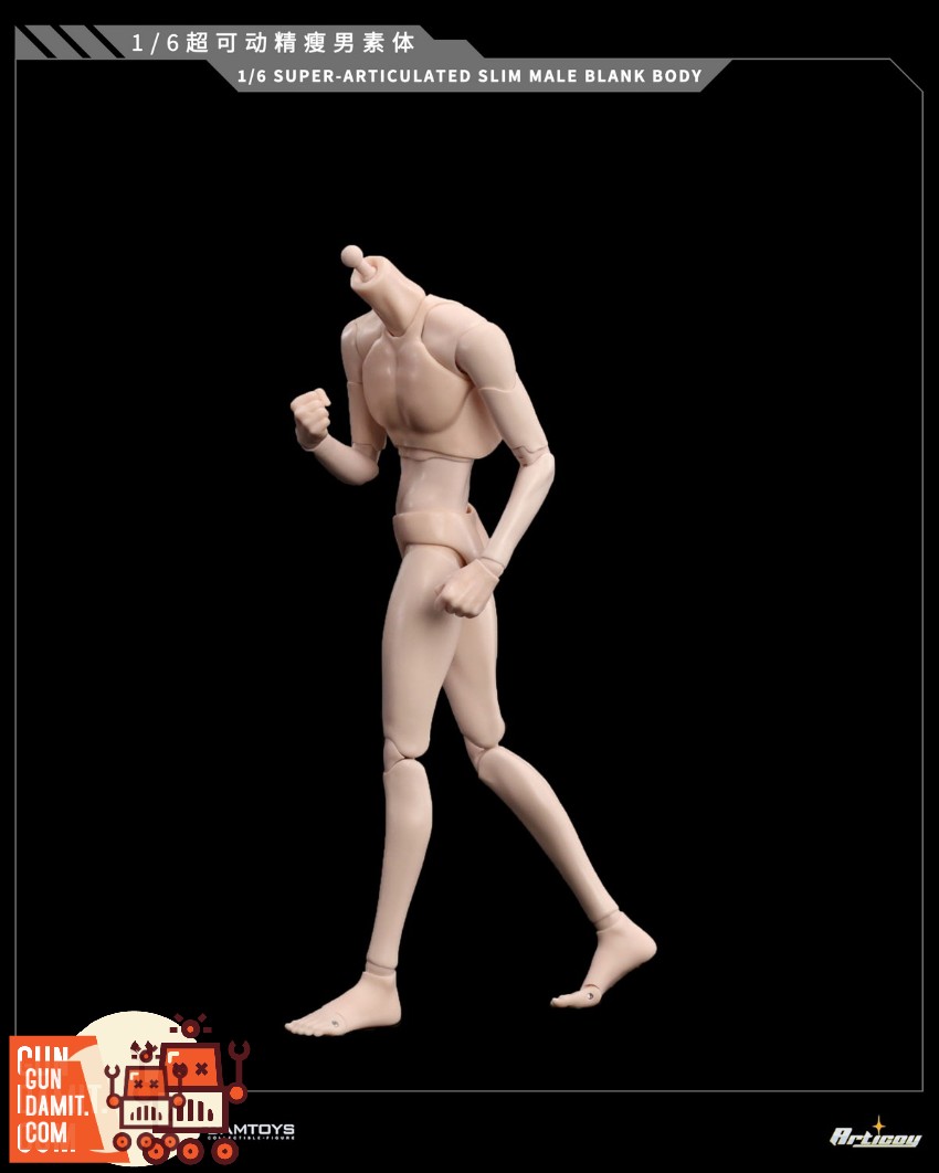 RongHuan Models 1/6 FSJB-01B Articoy Super-articulated Slim Male Body Wide Shoulder Tan Skin Ver. - View 4 RongHuan Models 1/6 FSJB-01B Articoy Super-articulated Slim Male Body Wide Shoulder Tan Skin Ver. - View 4