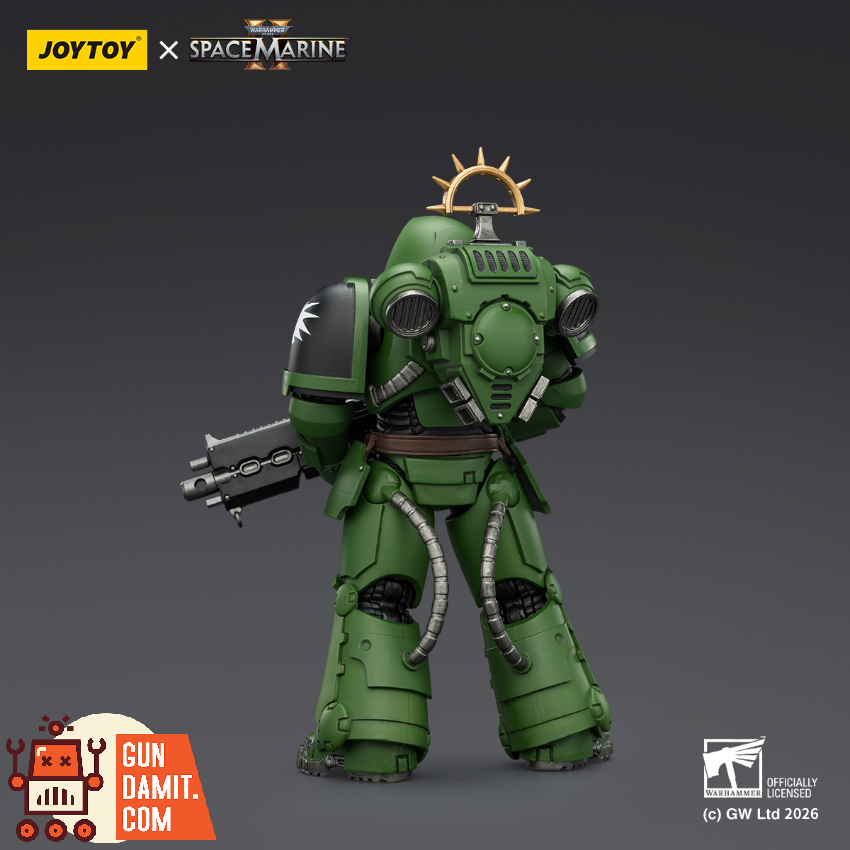 JoyToy JT03677 1/18 Warhammer 40K Game Edition Salamanders Heavy Intercessor with Heavy Bolt Rifle and Bolt Pistol - View 2 JoyToy JT03677 1/18 Warhammer 40K Game Edition Salamanders Heavy Intercessor with Heavy Bolt Rifle and Bolt Pistol - View 2