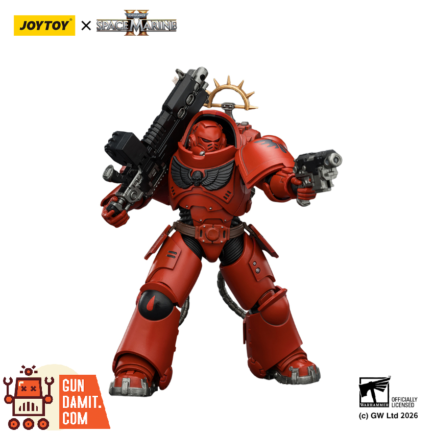 JoyToy JT03660 1/18 Warhammer 40K Game Edition Blood Angels Heavy Intercessor with Heavy Bolt Rifle and Bolt Pistol - View 9 JoyToy JT03660 1/18 Warhammer 40K Game Edition Blood Angels Heavy Intercessor with Heavy Bolt Rifle and Bolt Pistol - View 9