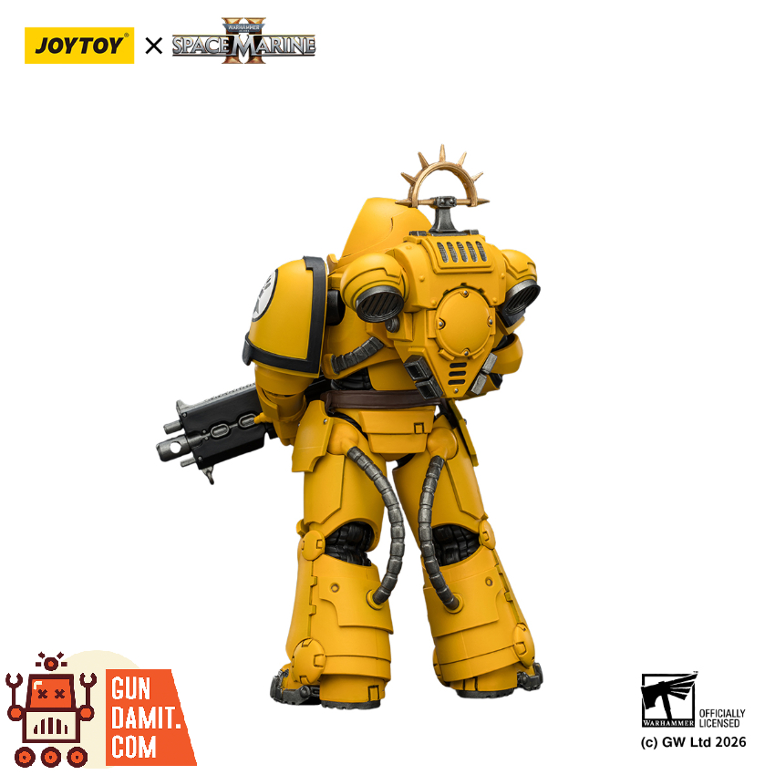 JoyToy JT03653 1/18 Warhammer 40K Game Edition Imperial Fists Heavy Intercessor with Heavy Bolt Rifle and Bolt Pistol - View 7 JoyToy JT03653 1/18 Warhammer 40K Game Edition Imperial Fists Heavy Intercessor with Heavy Bolt Rifle and Bolt Pistol - View 7
