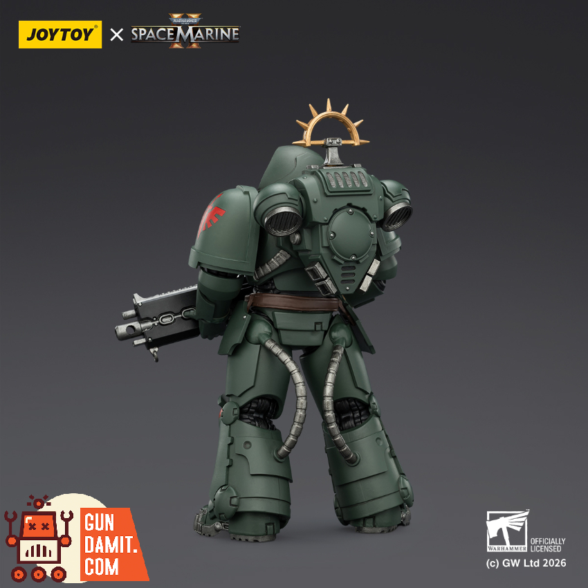 JoyToy JT03684 1/18 Warhammer 40K Game Edition Dark Angels Heavy Intercessor with Heavy Bolt Rifle and Bolt Pistol - View 2 JoyToy JT03684 1/18 Warhammer 40K Game Edition Dark Angels Heavy Intercessor with Heavy Bolt Rifle and Bolt Pistol - View 2