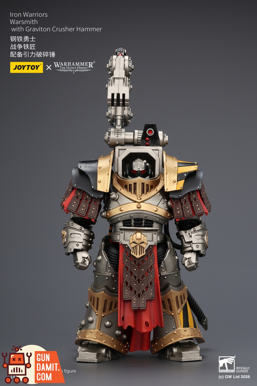 JoyToy JT04193 1/18 Warhammer The Horus Heresy Iron Warriors Warsmithwith Graviton Crusher Hammer - View 9 JoyToy JT04193 1/18 Warhammer The Horus Heresy Iron Warriors Warsmithwith Graviton Crusher Hammer - View 9