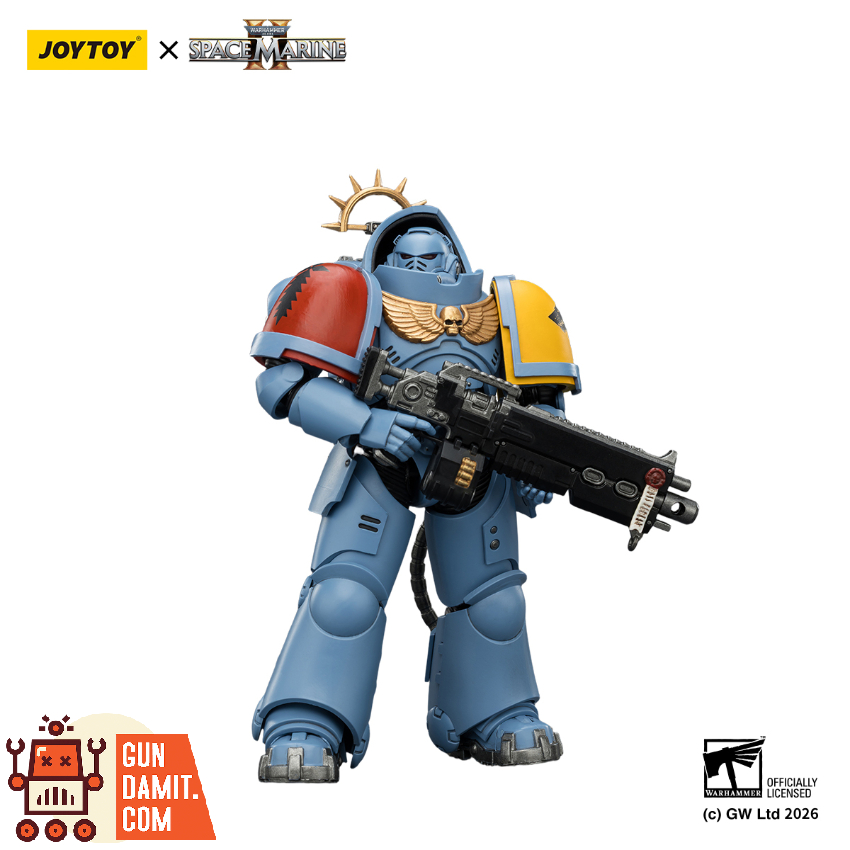 JoyToy JT03646 1/18 Warhammer 40K Game Edition Space Wolves Heavy Intercessor with Heavy Bolt Rifle and Bolt Pistol - View 8 JoyToy JT03646 1/18 Warhammer 40K Game Edition Space Wolves Heavy Intercessor with Heavy Bolt Rifle and Bolt Pistol - View 8
