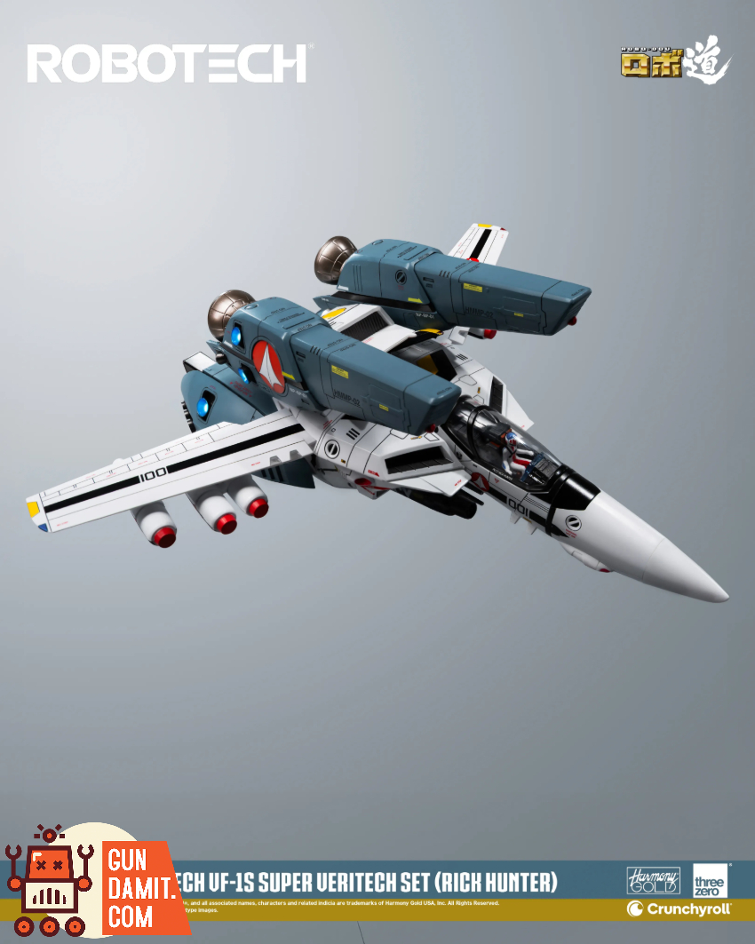 Threezero 1/72 3Z0307 Robotech ROBO-DOU VF‐1S Super Veritech Set (Rick Hunter) - View 13 Threezero 1/72 3Z0307 Robotech ROBO-DOU VF‐1S Super Veritech Set (Rick Hunter) - View 13