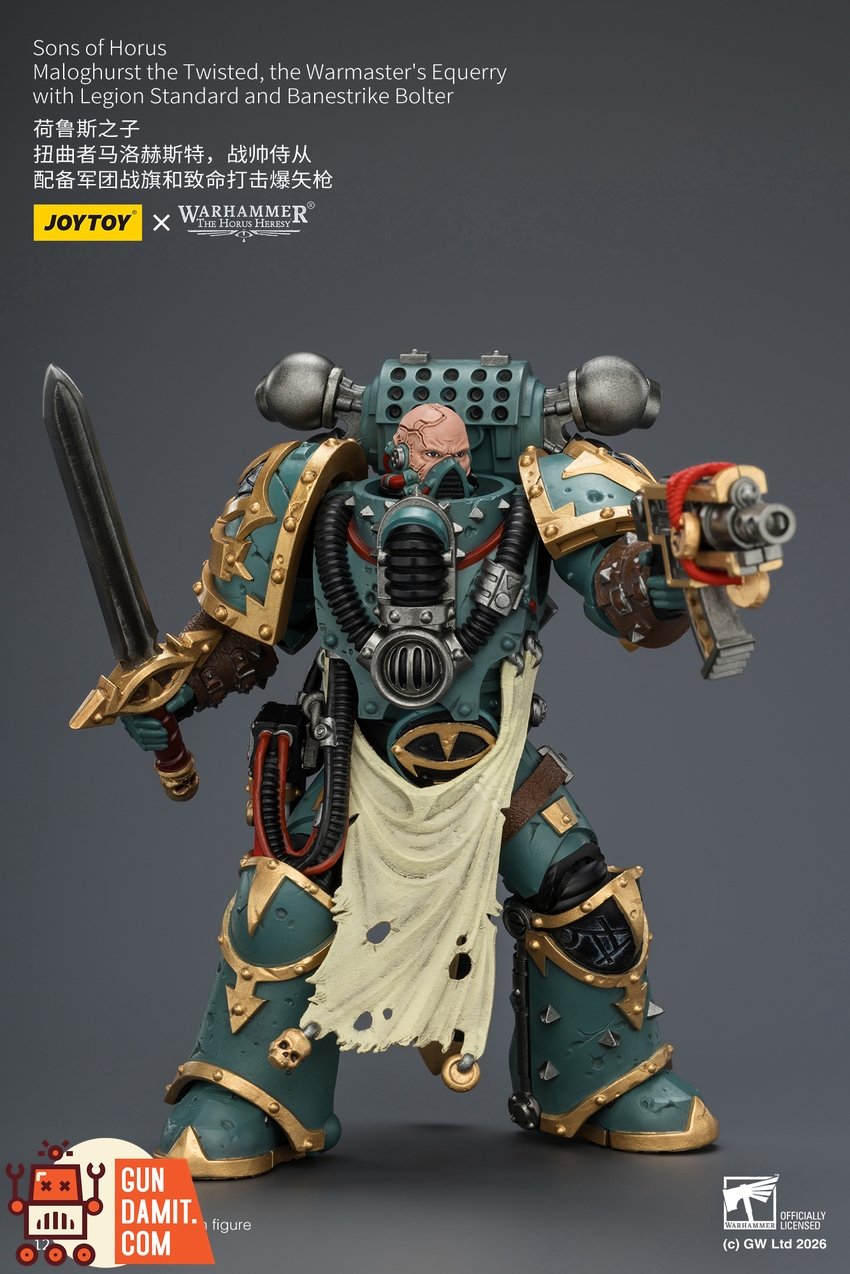 JoyToy JT04339 1/18 Warhammer The Horus Heresy Sons of Horus Maloghurst the Twisted the Warmaster's Equerry - View 8 JoyToy JT04339 1/18 Warhammer The Horus Heresy Sons of Horus Maloghurst the Twisted the Warmaster's Equerry - View 8