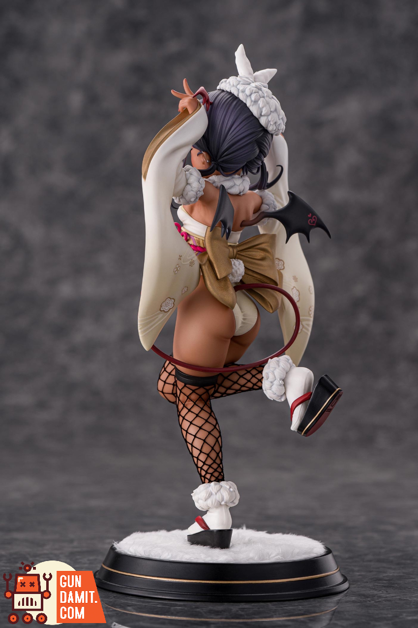 Kiwi Toys 1/6 Brown Little Succubus Kimono Bunny Girl Standard Ver. - View 7 Kiwi Toys 1/6 Brown Little Succubus Kimono Bunny Girl Standard Ver. - View 7