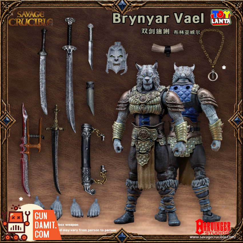 Harvinger Studios 1/12 Savage Crucible Brynyar Vael - View 2 Harvinger Studios 1/12 Savage Crucible Brynyar Vael - View 2