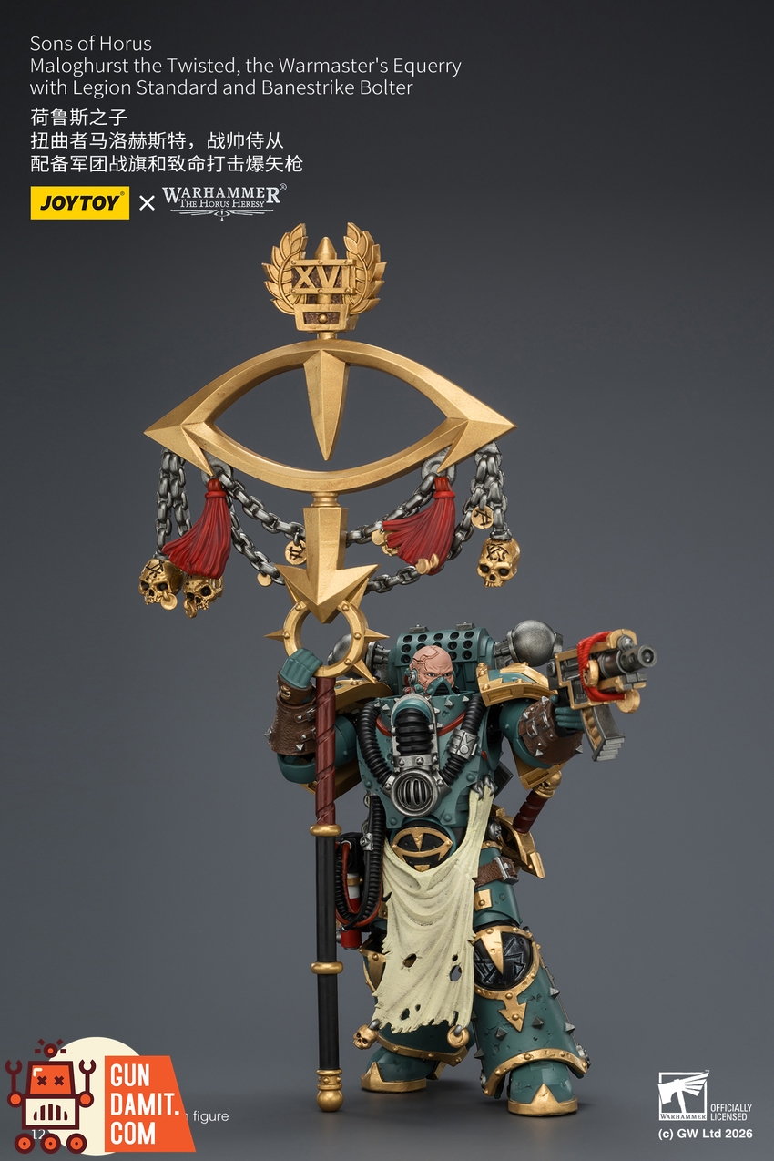 JoyToy JT04339 1/18 Warhammer The Horus Heresy Sons of Horus Maloghurst the Twisted the Warmaster's Equerry - View 4 JoyToy JT04339 1/18 Warhammer The Horus Heresy Sons of Horus Maloghurst the Twisted the Warmaster's Equerry - View 4