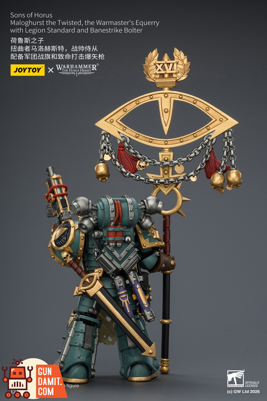 JoyToy JT04339 1/18 Warhammer The Horus Heresy Sons of Horus Maloghurst the Twisted the Warmaster's Equerry - View 3 JoyToy JT04339 1/18 Warhammer The Horus Heresy Sons of Horus Maloghurst the Twisted the Warmaster's Equerry - View 3