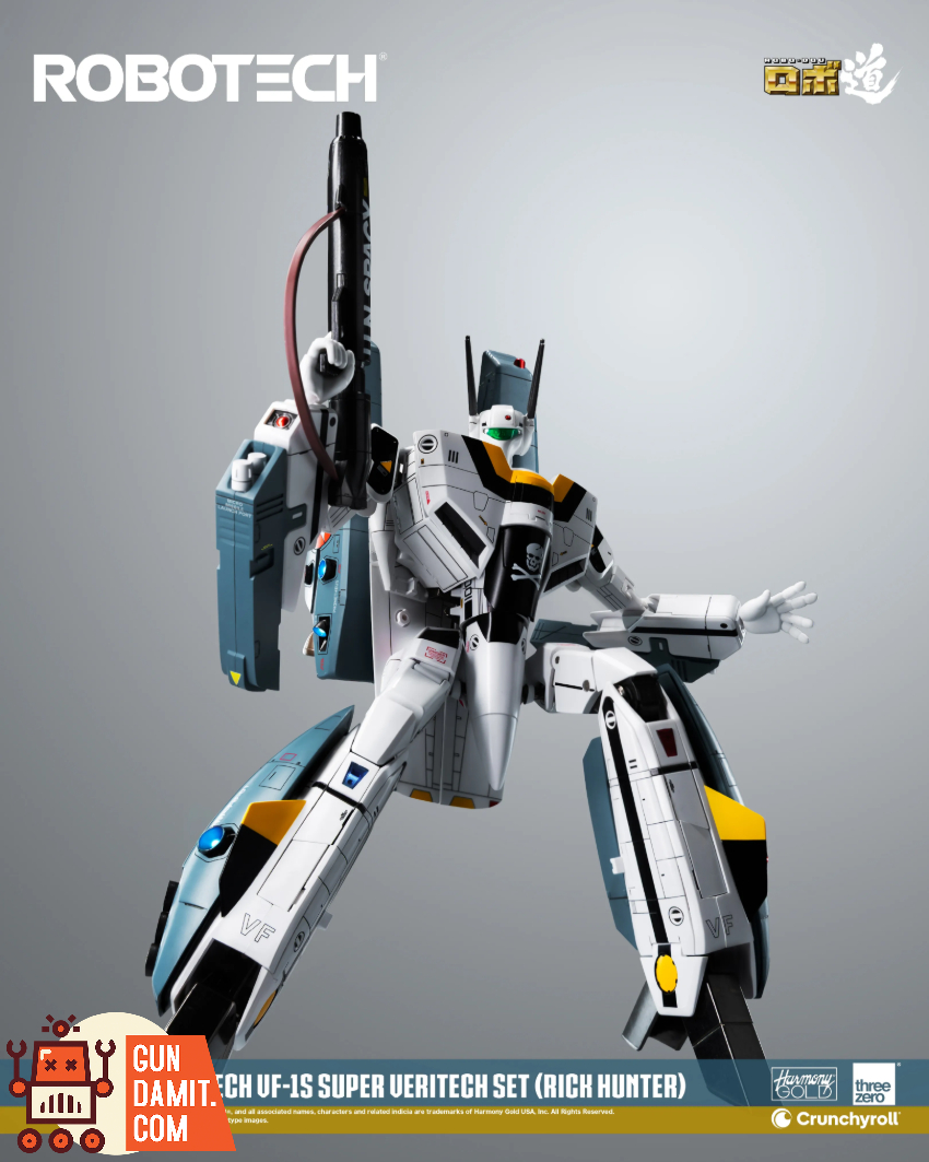 Threezero 1/72 3Z0307 Robotech ROBO-DOU VF‐1S Super Veritech Set (Rick Hunter) - View 6 Threezero 1/72 3Z0307 Robotech ROBO-DOU VF‐1S Super Veritech Set (Rick Hunter) - View 6