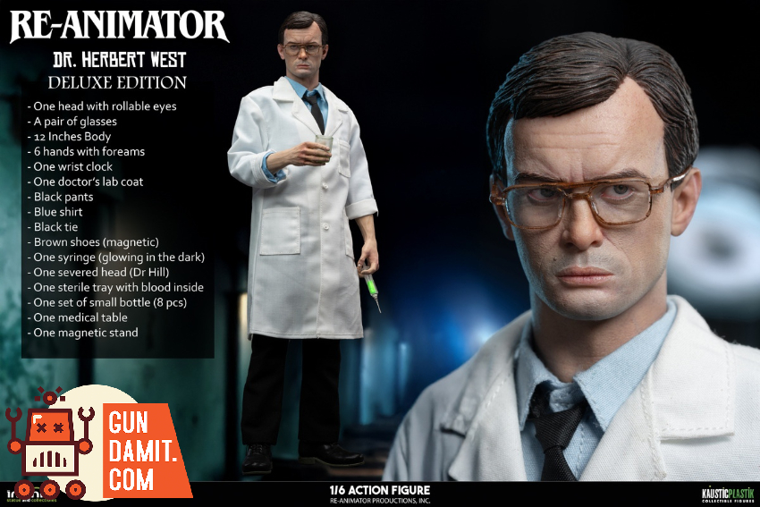 Infinite 1/6 Re-Animator Doctor Herbert West Deluxe Ver. - View 14 Infinite 1/6 Re-Animator Doctor Herbert West Deluxe Ver. - View 14
