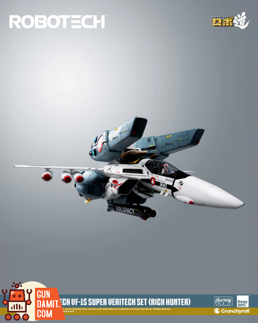 Threezero 1/72 3Z0307 Robotech ROBO-DOU VF‐1S Super Veritech Set (Rick Hunter) - View 15 Threezero 1/72 3Z0307 Robotech ROBO-DOU VF‐1S Super Veritech Set (Rick Hunter) - View 15