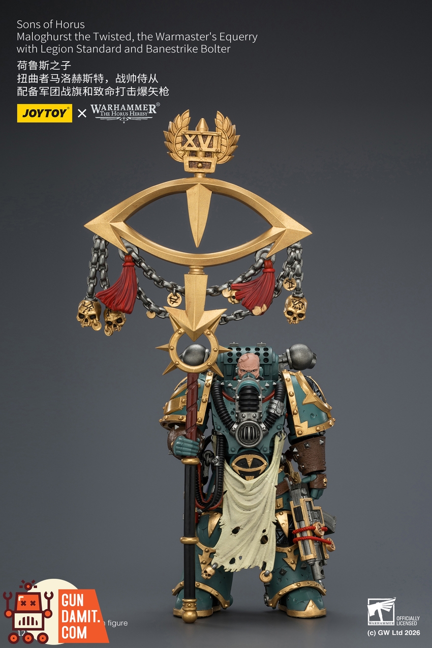 JoyToy JT04339 1/18 Warhammer The Horus Heresy Sons of Horus Maloghurst the Twisted the Warmaster's Equerry - View 1 JoyToy JT04339 1/18 Warhammer The Horus Heresy Sons of Horus Maloghurst the Twisted the Warmaster's Equerry - View 1