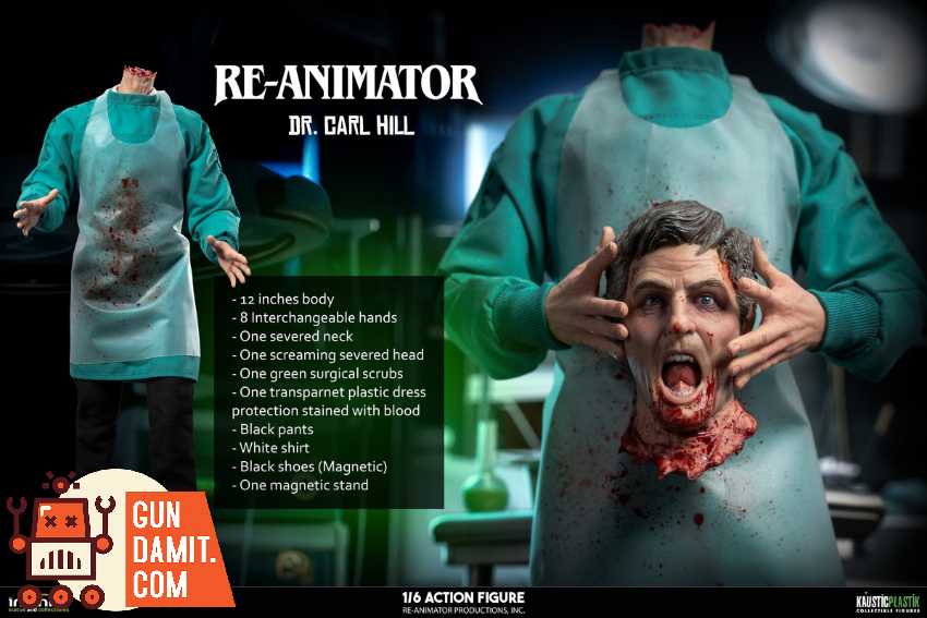 Infinite 1/6 Re-Animator Doctor Carl Hill Standard Ver. - View 9 Infinite 1/6 Re-Animator Doctor Carl Hill Standard Ver. - View 9
