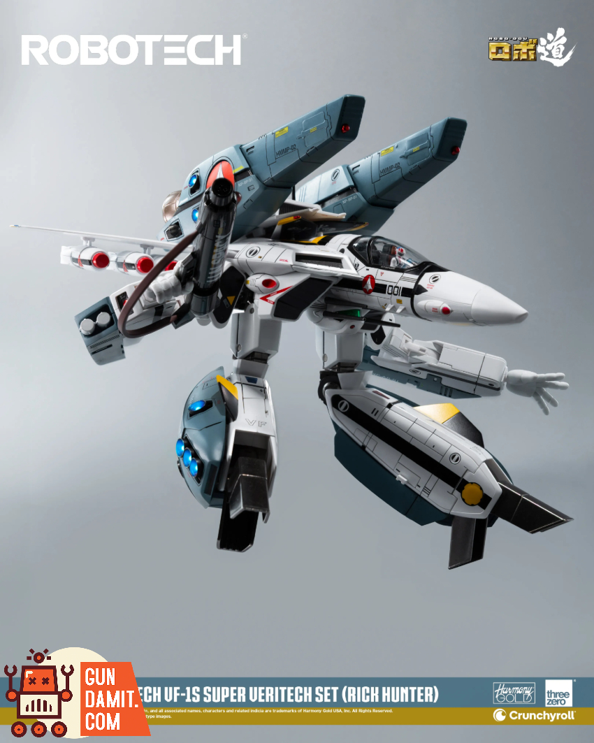 Threezero 1/72 3Z0307 Robotech ROBO-DOU VF‐1S Super Veritech Set (Rick Hunter) - View 11 Threezero 1/72 3Z0307 Robotech ROBO-DOU VF‐1S Super Veritech Set (Rick Hunter) - View 11