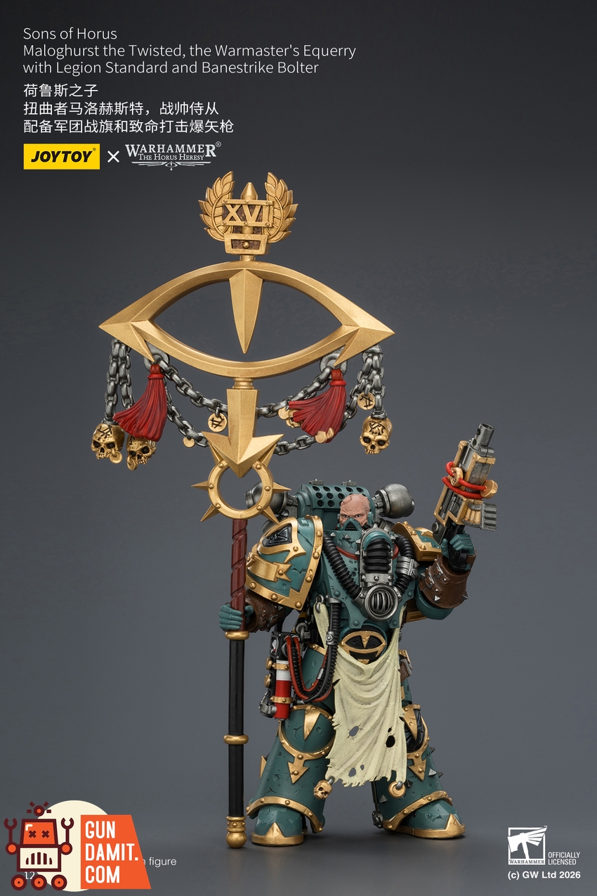 JoyToy JT04339 1/18 Warhammer The Horus Heresy Sons of Horus Maloghurst the Twisted the Warmaster's Equerry - View 2 JoyToy JT04339 1/18 Warhammer The Horus Heresy Sons of Horus Maloghurst the Twisted the Warmaster's Equerry - View 2