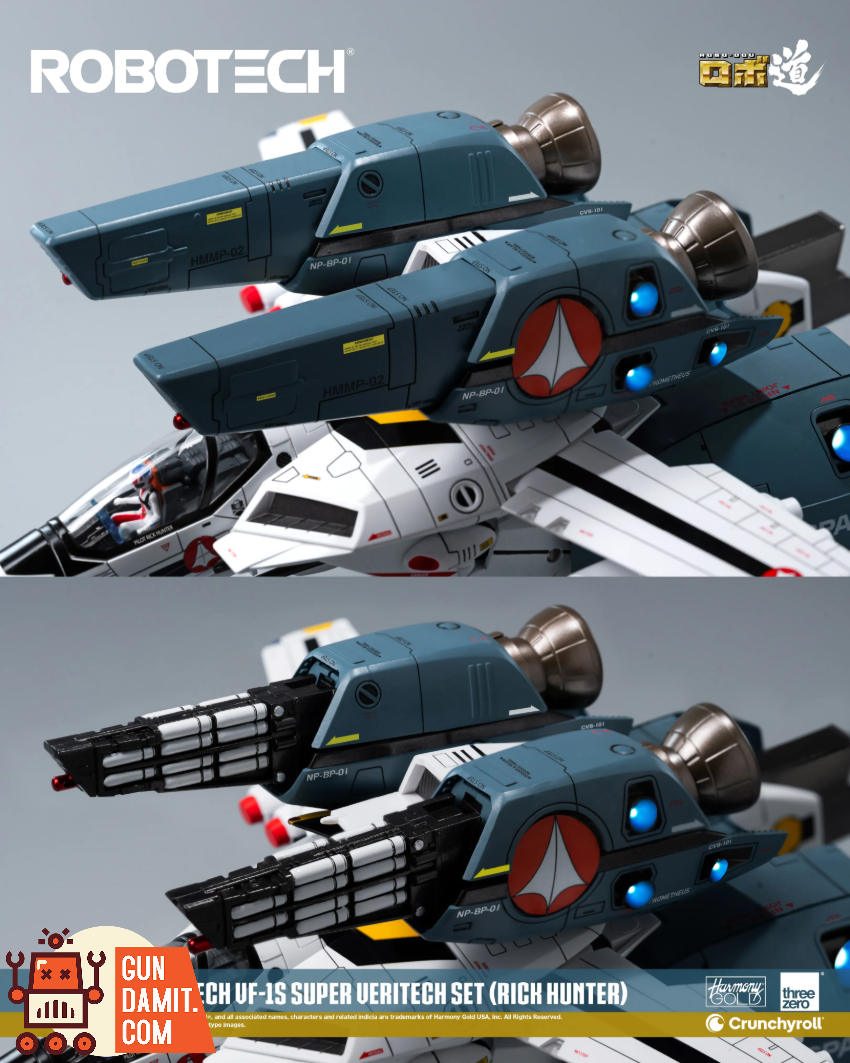 Threezero 1/72 3Z0307 Robotech ROBO-DOU VF‐1S Super Veritech Set (Rick Hunter) - View 16 Threezero 1/72 3Z0307 Robotech ROBO-DOU VF‐1S Super Veritech Set (Rick Hunter) - View 16