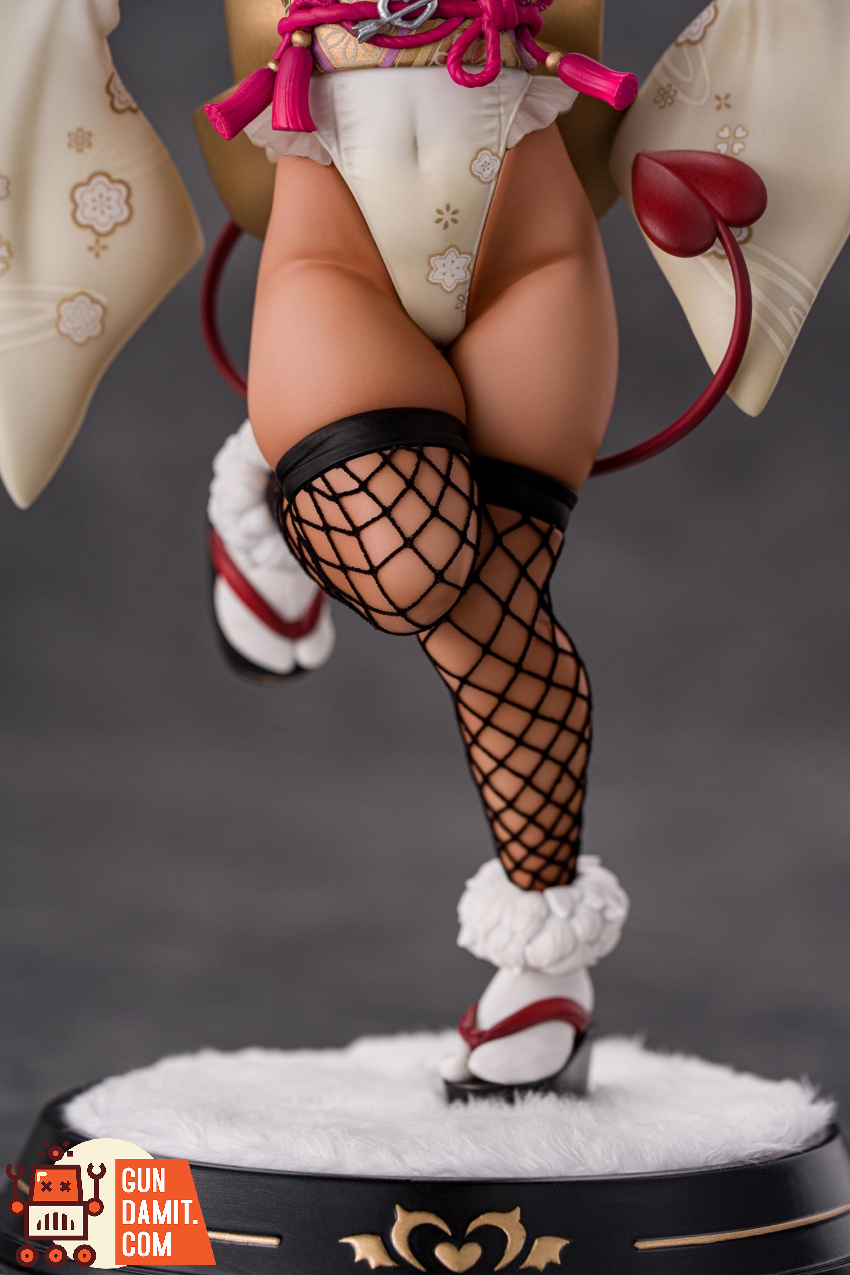 Kiwi Toys 1/6 Brown Little Succubus Kimono Bunny Girl Standard Ver. - View 9 Kiwi Toys 1/6 Brown Little Succubus Kimono Bunny Girl Standard Ver. - View 9