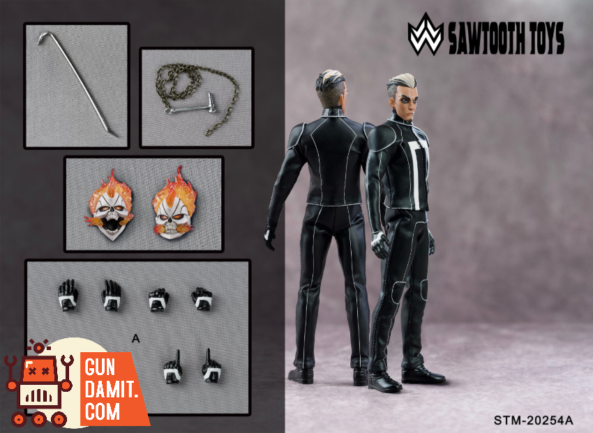 Sawtooth Toys 1/12 STM-20254 Flame Head Knight & Diorama Base - View 2 Sawtooth Toys 1/12 STM-20254 Flame Head Knight & Diorama Base - View 2