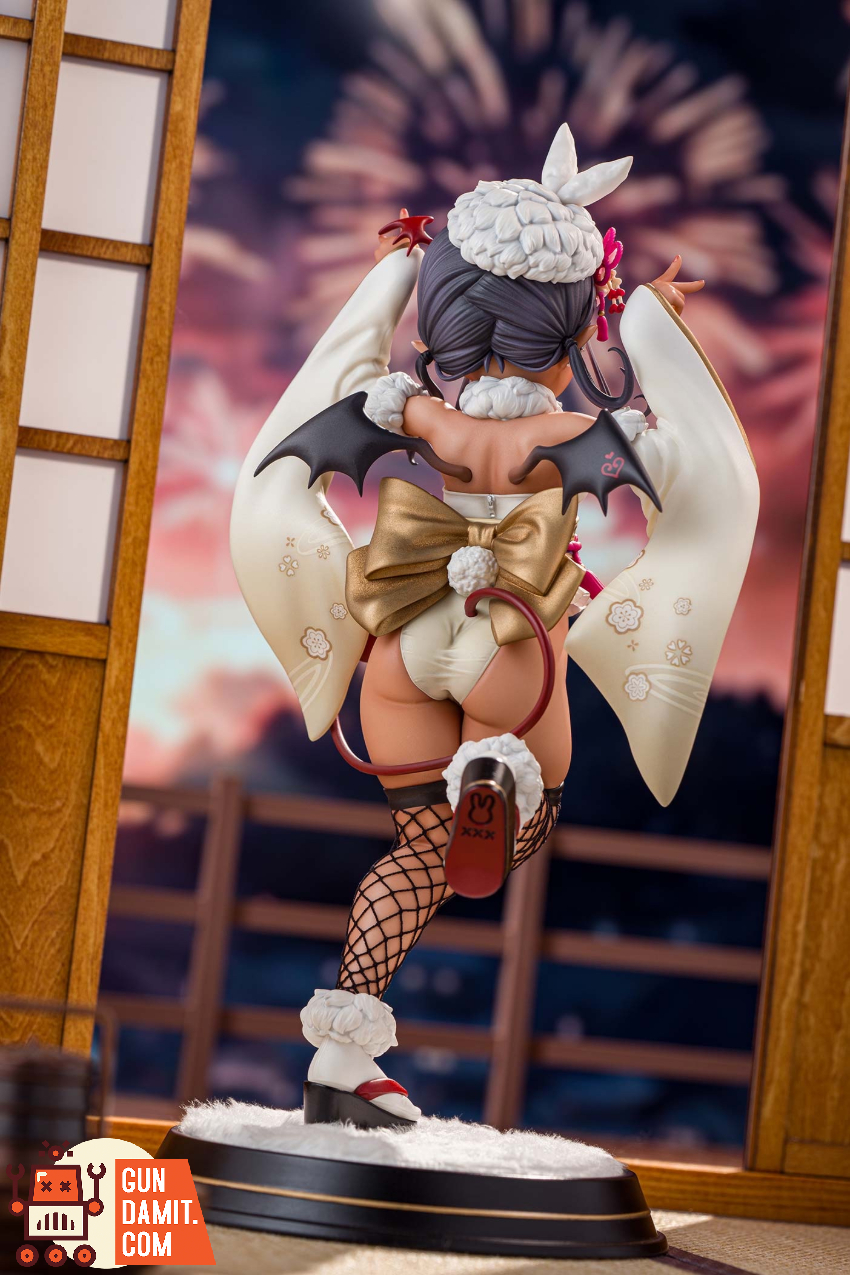 Kiwi Toys 1/6 Brown Little Succubus Kimono Bunny Girl Standard Ver. - View 5 Kiwi Toys 1/6 Brown Little Succubus Kimono Bunny Girl Standard Ver. - View 5