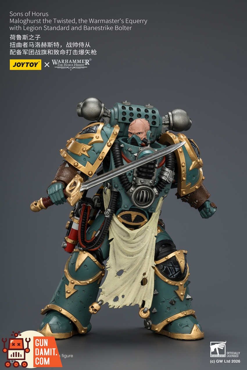 JoyToy JT04339 1/18 Warhammer The Horus Heresy Sons of Horus Maloghurst the Twisted the Warmaster's Equerry - View 6 JoyToy JT04339 1/18 Warhammer The Horus Heresy Sons of Horus Maloghurst the Twisted the Warmaster's Equerry - View 6