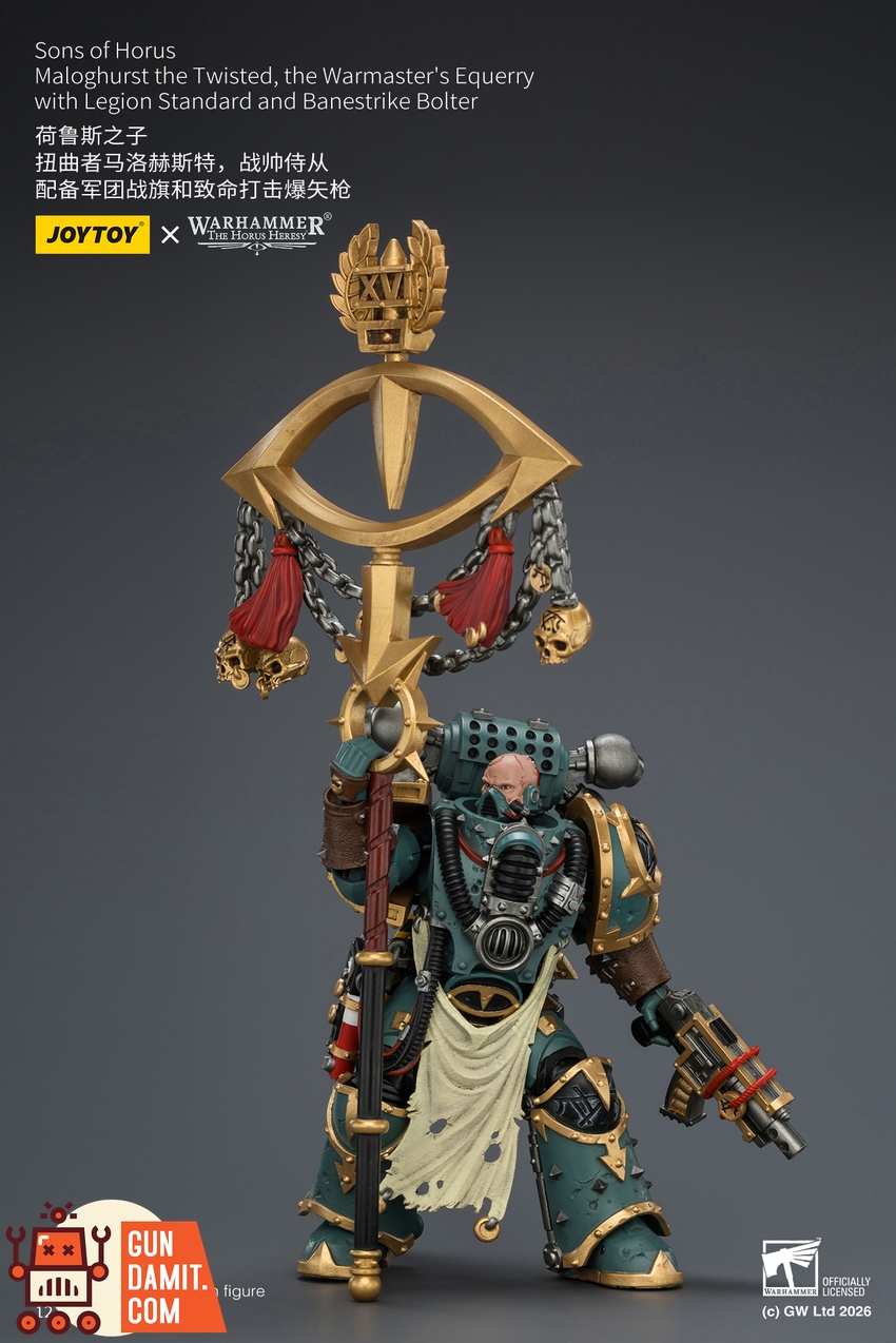 JoyToy JT04339 1/18 Warhammer The Horus Heresy Sons of Horus Maloghurst the Twisted the Warmaster's Equerry - View 9 JoyToy JT04339 1/18 Warhammer The Horus Heresy Sons of Horus Maloghurst the Twisted the Warmaster's Equerry - View 9