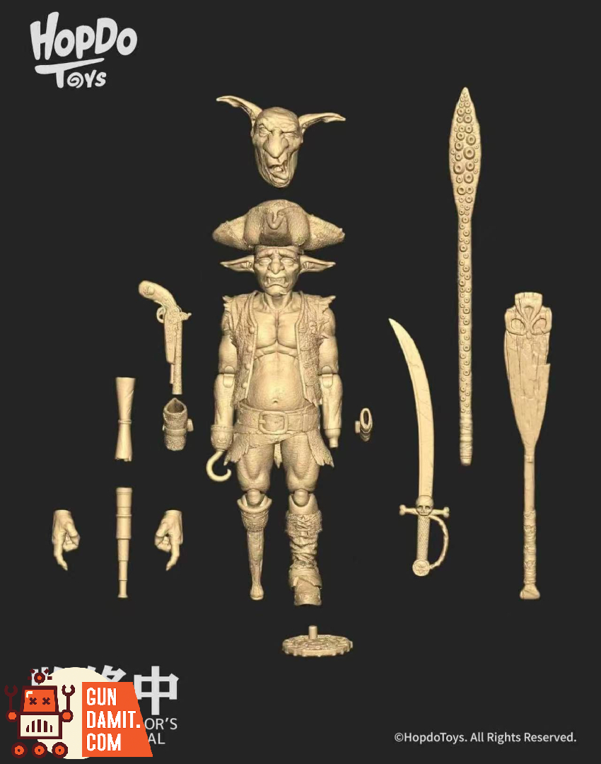 HopDo Toys 1/12 Pirate Goblin - View 1 HopDo Toys 1/12 Pirate Goblin - View 1