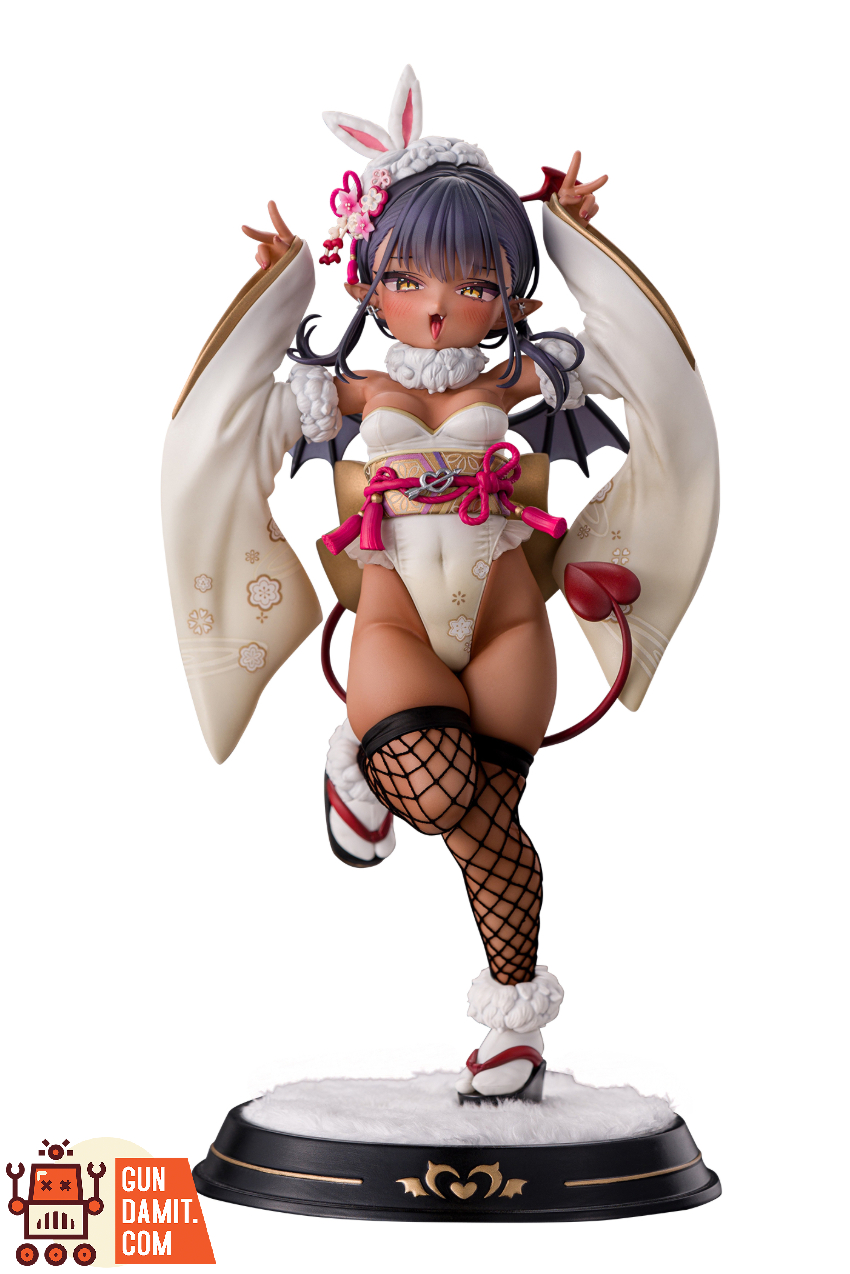 Kiwi Toys 1/6 Brown Little Succubus Kimono Bunny Girl Standard Ver. - View 10 Kiwi Toys 1/6 Brown Little Succubus Kimono Bunny Girl Standard Ver. - View 10