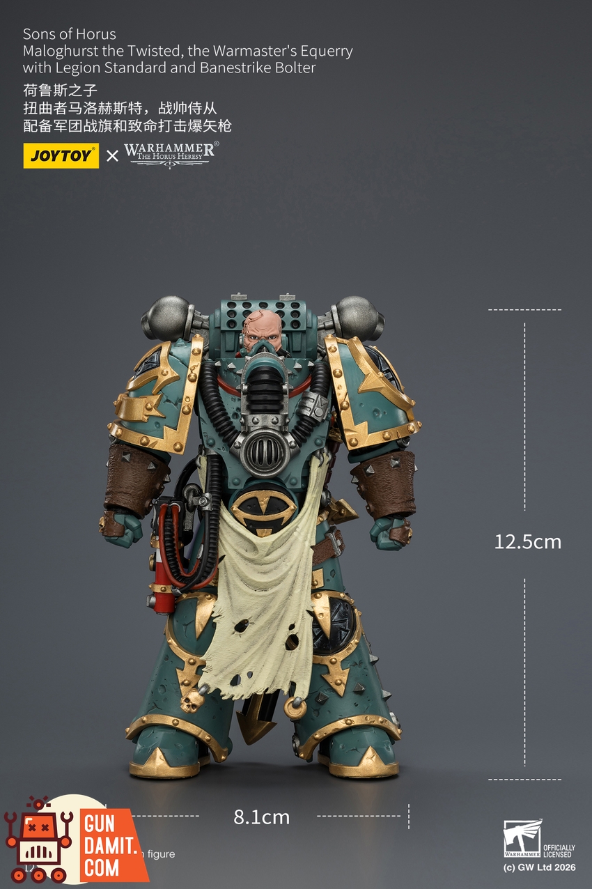 JoyToy JT04339 1/18 Warhammer The Horus Heresy Sons of Horus Maloghurst the Twisted the Warmaster's Equerry - View 10 JoyToy JT04339 1/18 Warhammer The Horus Heresy Sons of Horus Maloghurst the Twisted the Warmaster's Equerry - View 10