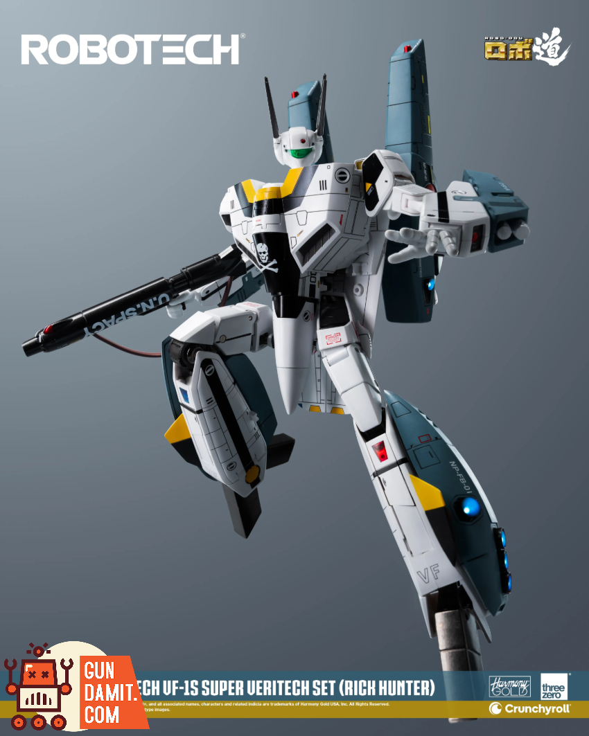 Threezero 1/72 3Z0307 Robotech ROBO-DOU VF‐1S Super Veritech Set (Rick Hunter) - View 7 Threezero 1/72 3Z0307 Robotech ROBO-DOU VF‐1S Super Veritech Set (Rick Hunter) - View 7
