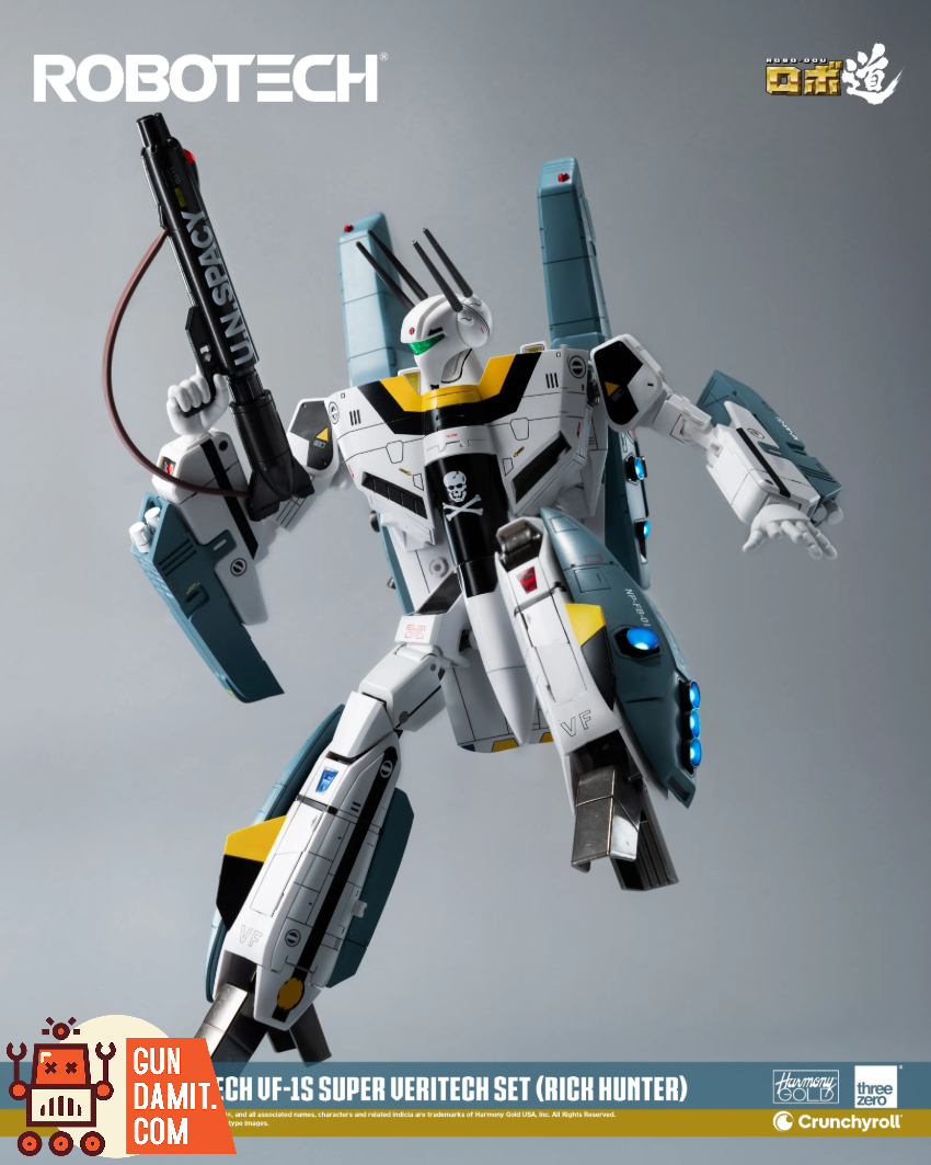 Threezero 1/72 3Z0307 Robotech ROBO-DOU VF‐1S Super Veritech Set (Rick Hunter) - View 8 Threezero 1/72 3Z0307 Robotech ROBO-DOU VF‐1S Super Veritech Set (Rick Hunter) - View 8