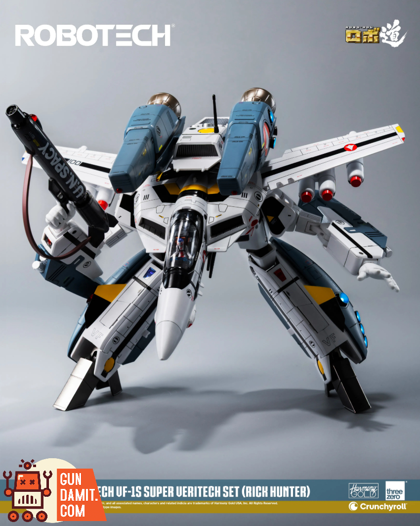 Threezero 1/72 3Z0307 Robotech ROBO-DOU VF‐1S Super Veritech Set (Rick Hunter) - View 9 Threezero 1/72 3Z0307 Robotech ROBO-DOU VF‐1S Super Veritech Set (Rick Hunter) - View 9