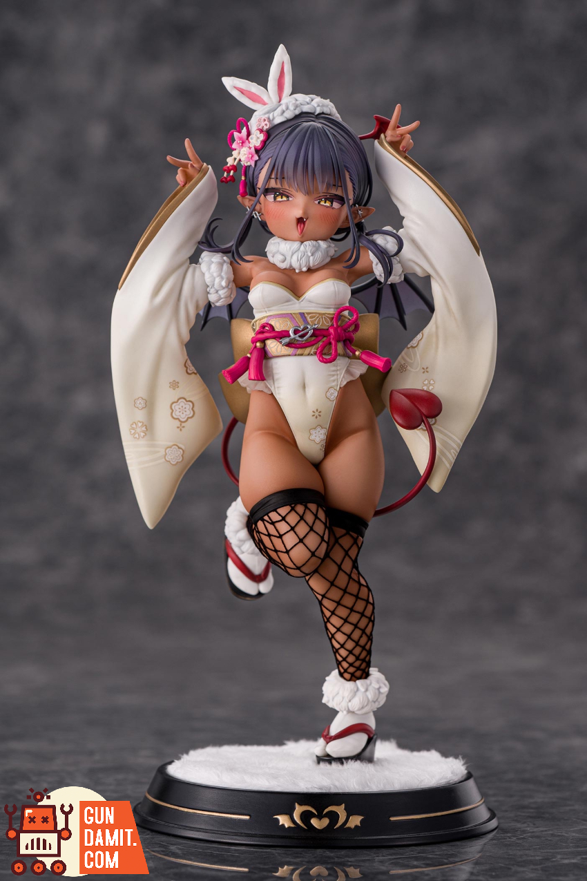 Kiwi Toys 1/6 Brown Little Succubus Kimono Bunny Girl Standard Ver. - View 6 Kiwi Toys 1/6 Brown Little Succubus Kimono Bunny Girl Standard Ver. - View 6