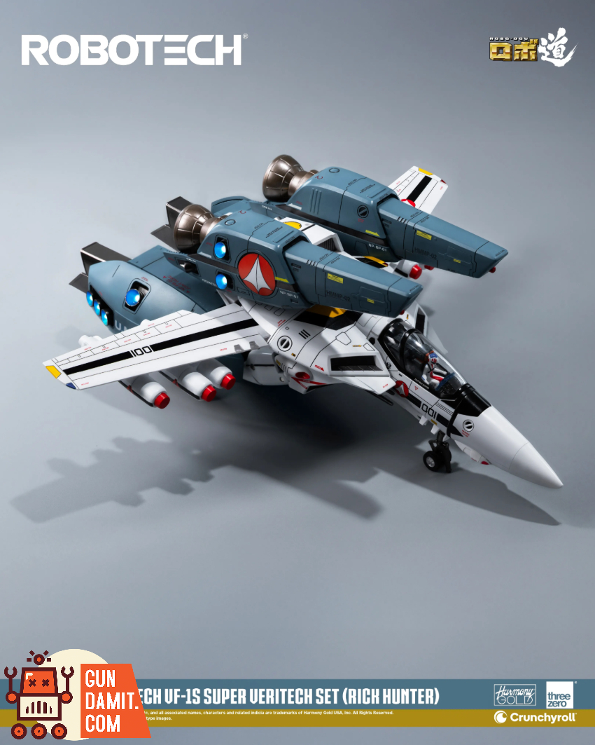 Threezero 1/72 3Z0307 Robotech ROBO-DOU VF‐1S Super Veritech Set (Rick Hunter) - View 18 Threezero 1/72 3Z0307 Robotech ROBO-DOU VF‐1S Super Veritech Set (Rick Hunter) - View 18